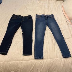 Girls Denim jeans, worn once.  Excellent condition.